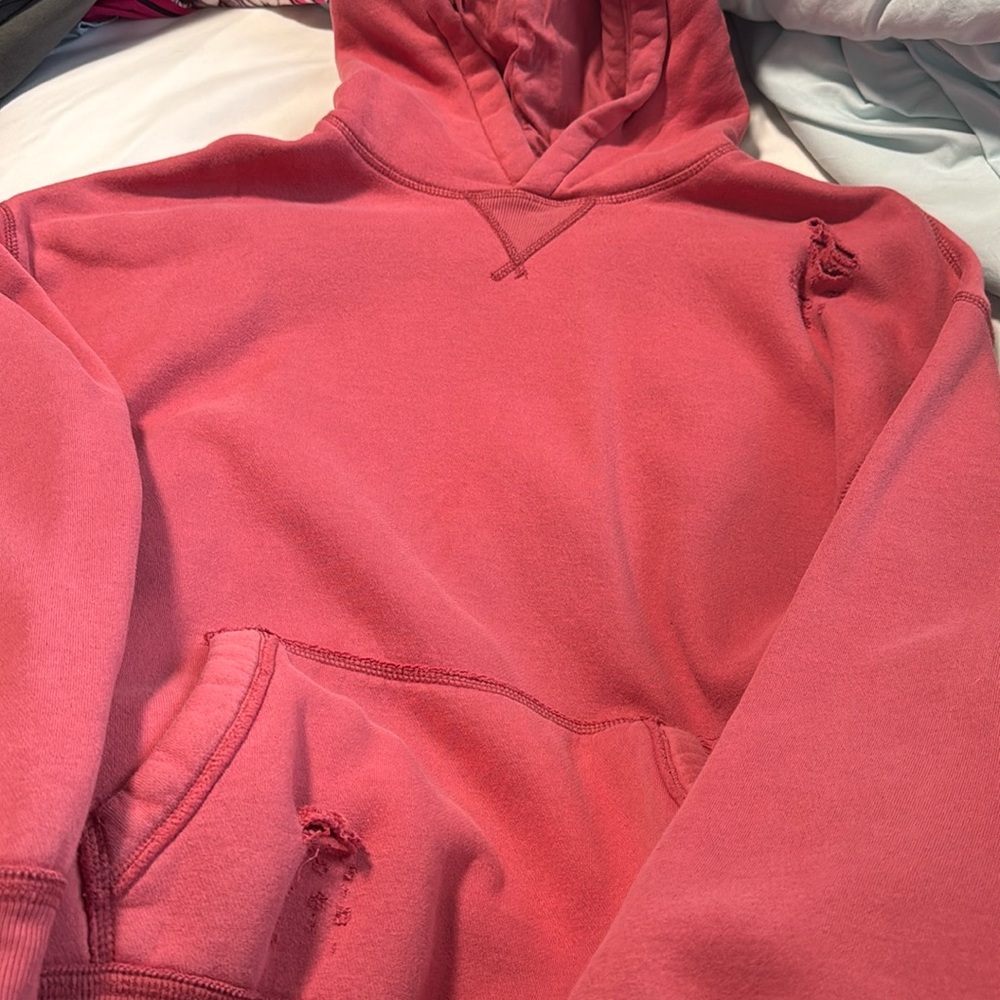 Coral hoodie